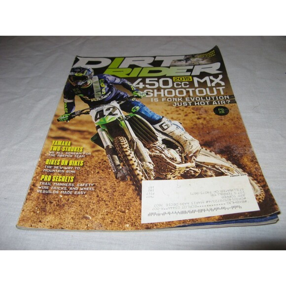 Dirt Rider Magazine March 2015 Motorcycle Nick Evennou 450cc MX Shootout - Picture 1 of 2